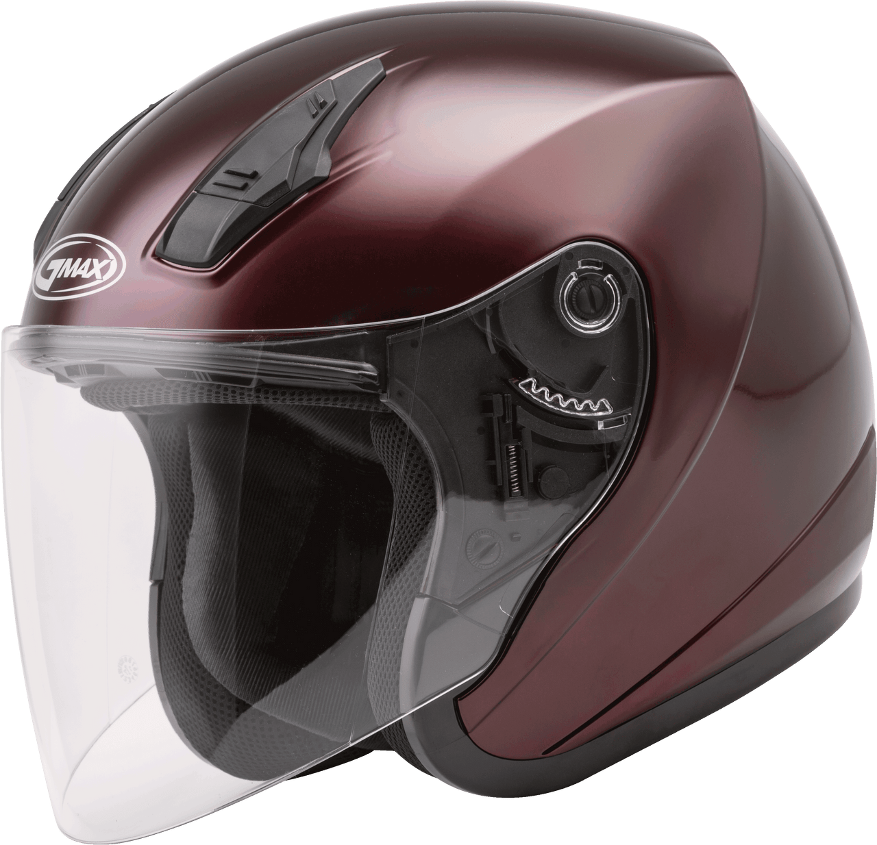 Gmax #G317108N - Of-17 Open-face Helmet Wine RED 2X