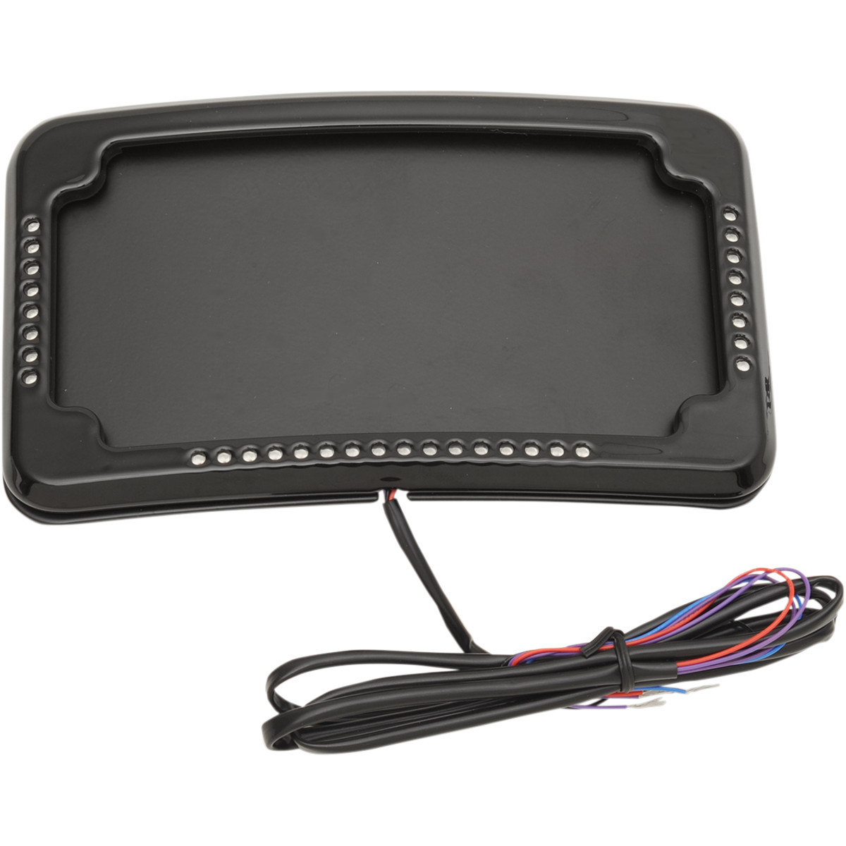 Cycle Visions #CV-4640B - License Plate Mount - Lighted Frame