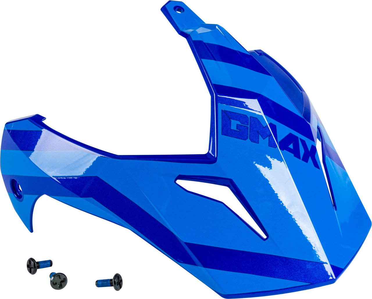 Gmax #G011103 - Visor W/Screws Trapper Blue/Grey Gm-11s