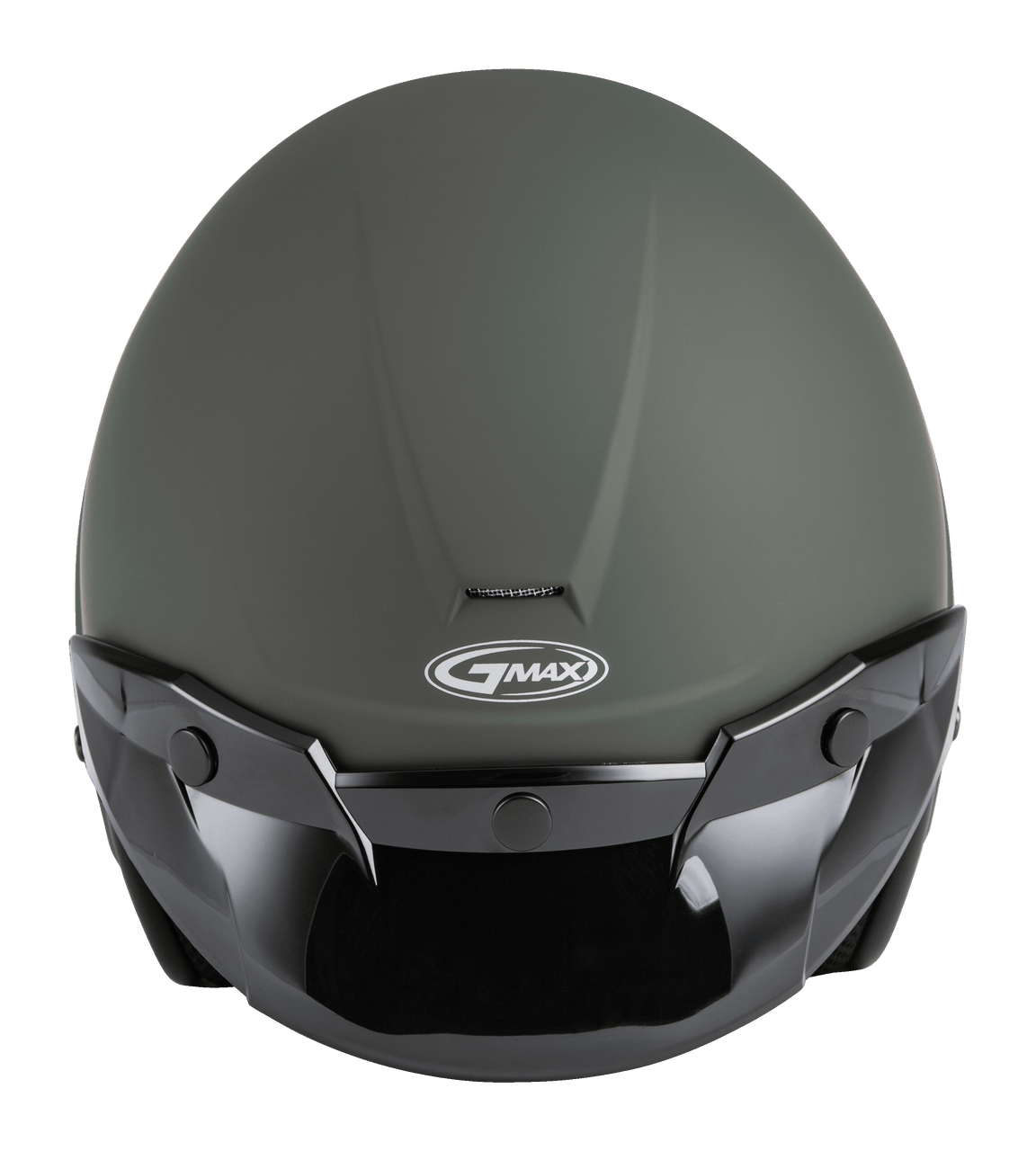 Gmax #G1020718 - Of-2 Open-face Helmet Matte Green 2X