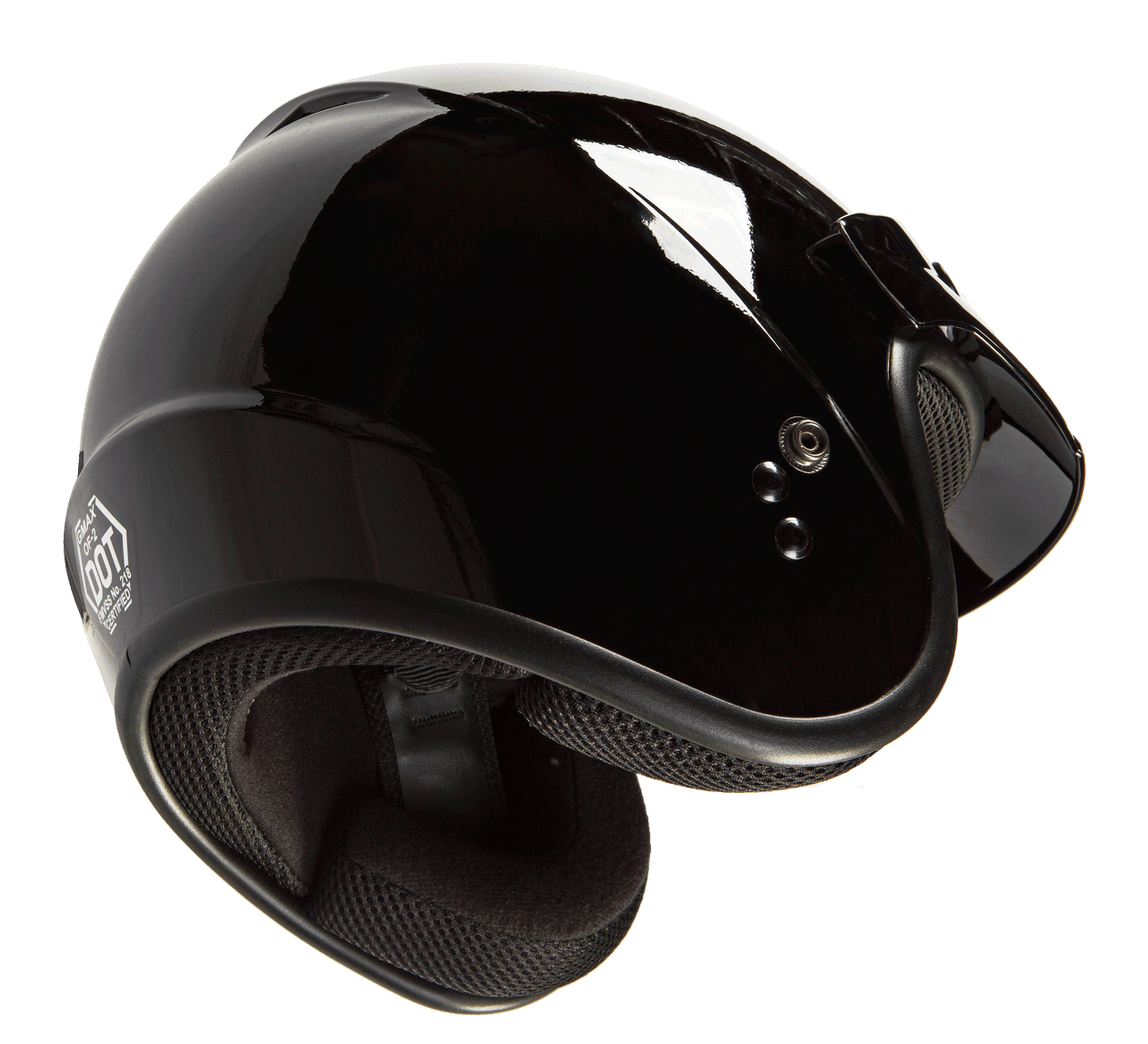 Gmax #G1020024 - Of-2 Open-face Helmet Black SM