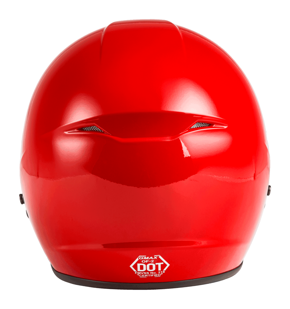 Gmax #G1020373 - Of-2 Open-face Helmet RED XS