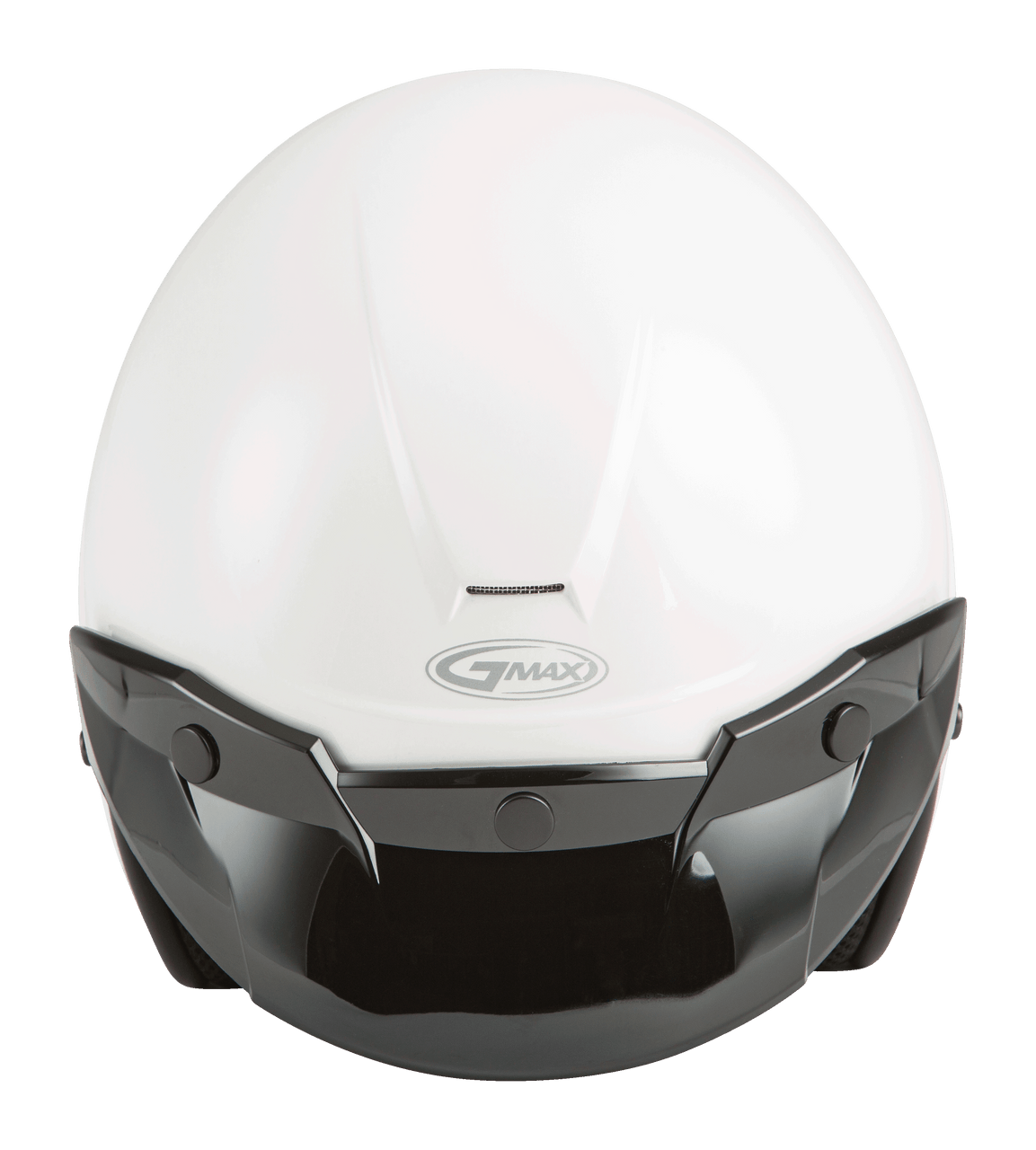 Gmax #G1020015 - Of-2 Open-face Helmet White MD