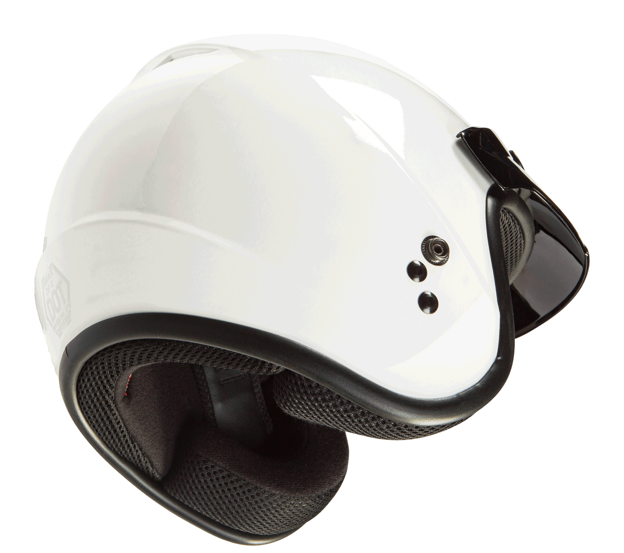 Gmax #G1020010 - Youth Of-2y Open-face Helmet White YS