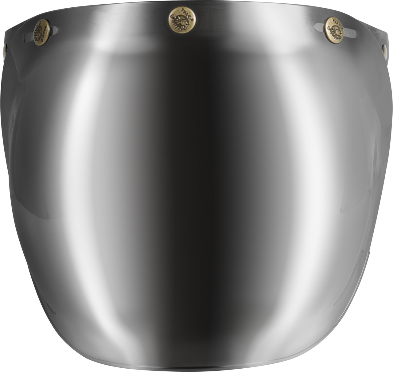 Gmax #G002015 - Bubble Shield 3-snap Flip-up Silver Iridium Universal