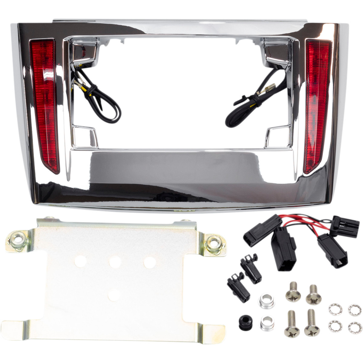 Ciro #40080 - License Plate Frame - '09+ Trike - Chrome