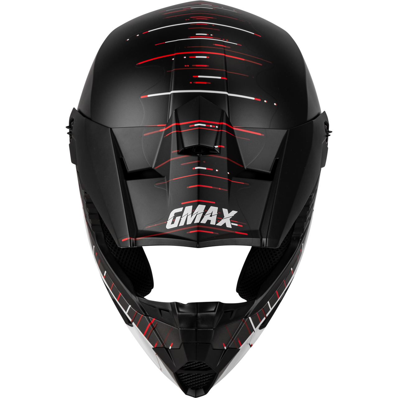 Gmax #D3463848 - Mx-46 Frequency Off-road Helmet Matte Black/White 2X