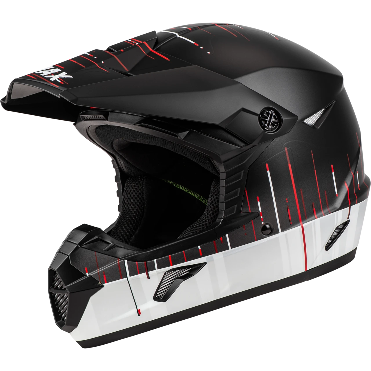 Gmax #D3463843 - Mx-46 Frequency Off-road Helmet Matte Black/White XS