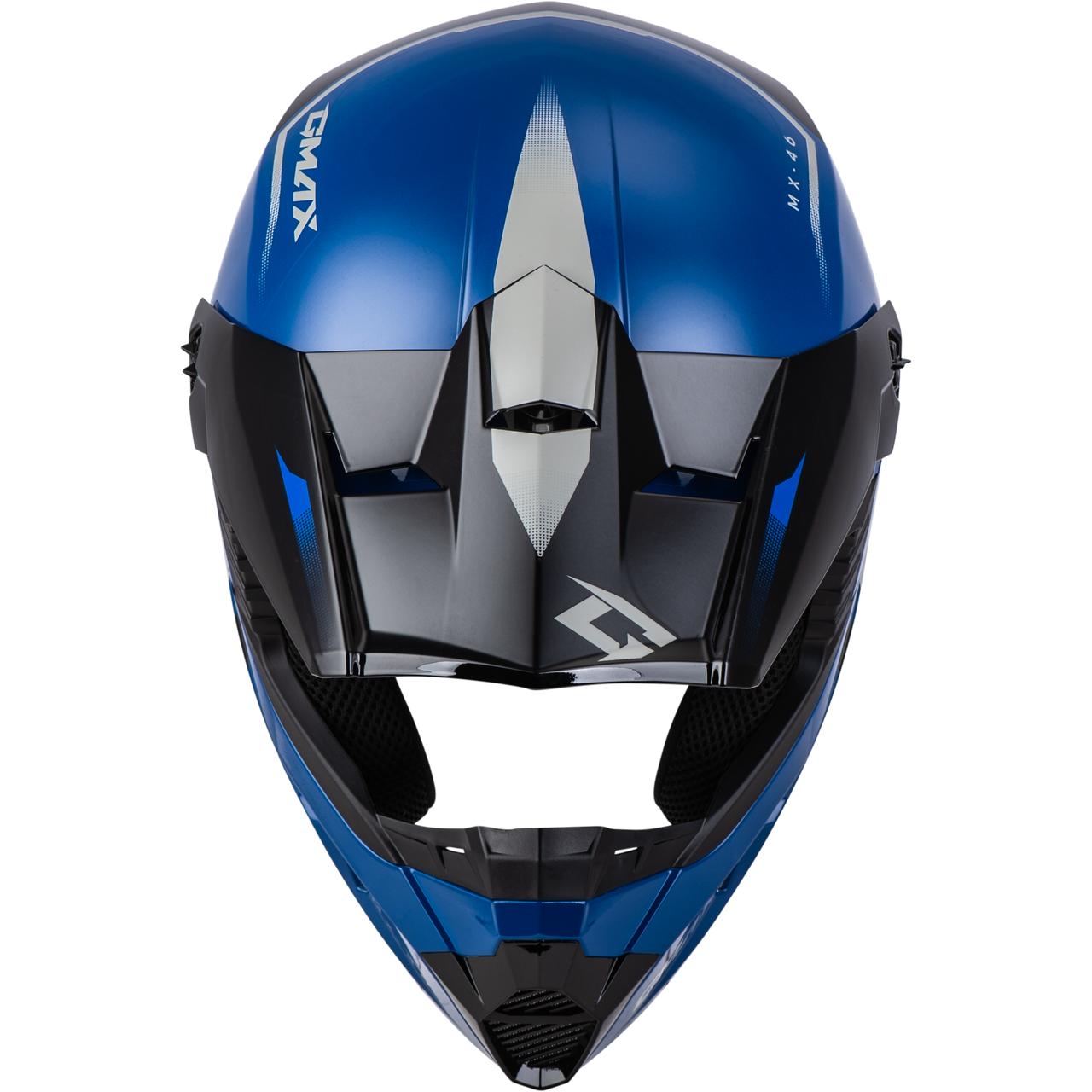 Gmax #D3464435 - Mx-46 Compound Helmet Blue/Black/Grey MD
