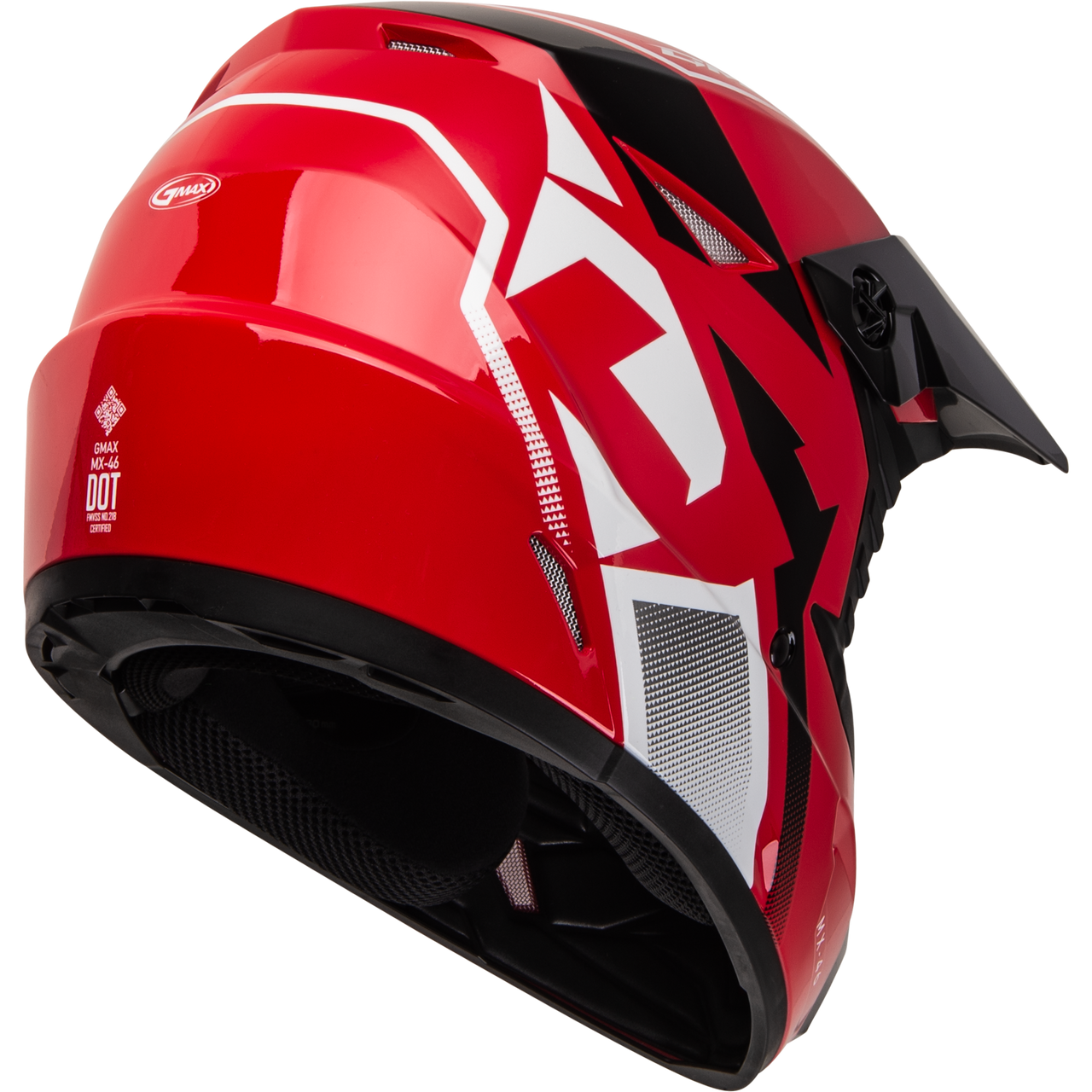 Gmax #D3464754 - Mx-46 Compound Helmet RED/Black/White SM
