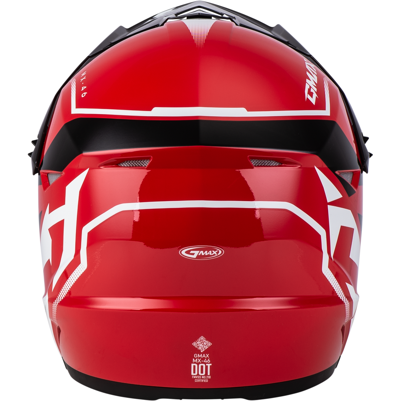 Gmax #D3464753 - Mx-46 Compound Helmet RED/Black/White XS