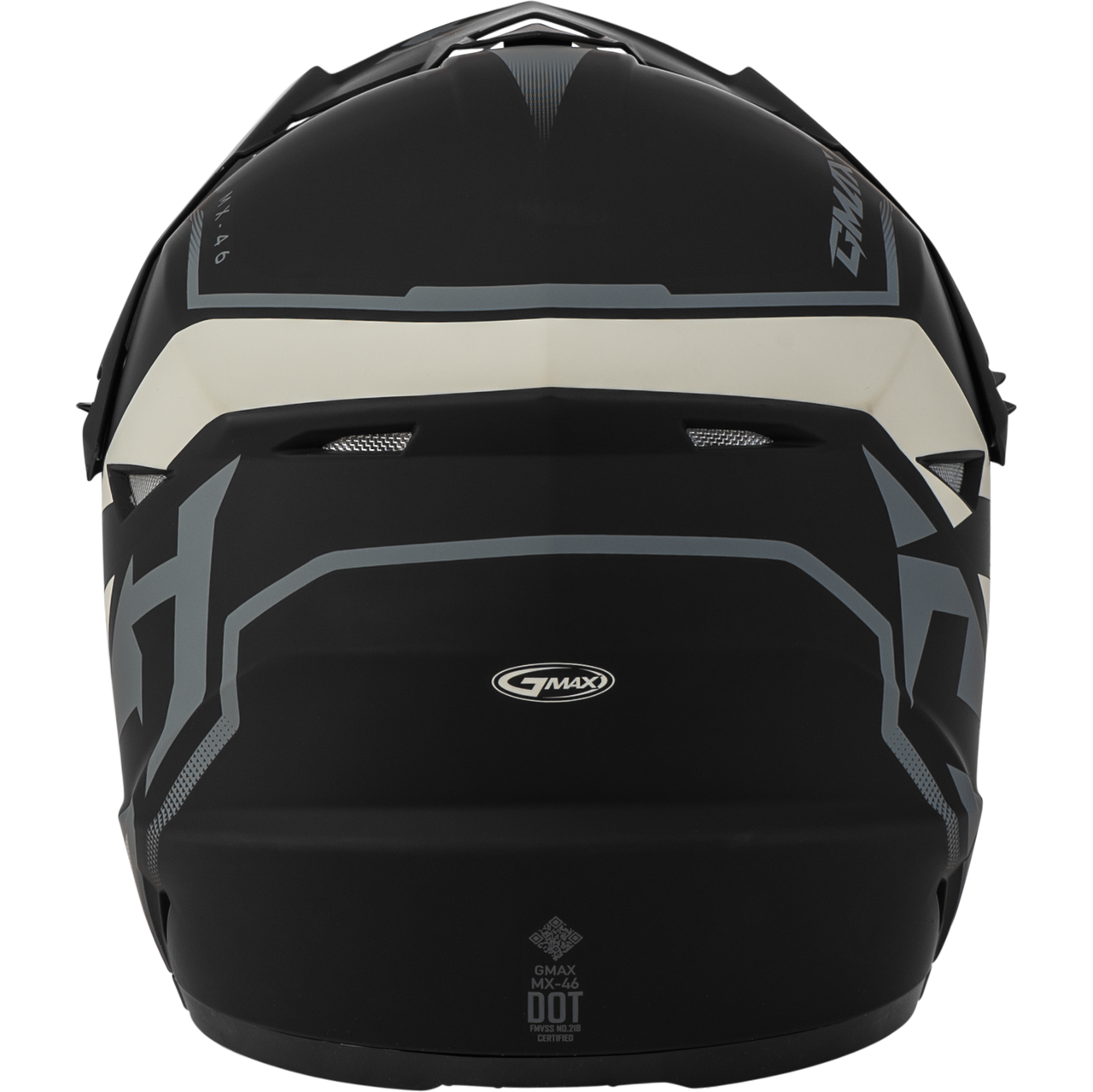 Gmax #D3464424 - Mx-46 Compound Helmet Matte Black/Grey/White SM