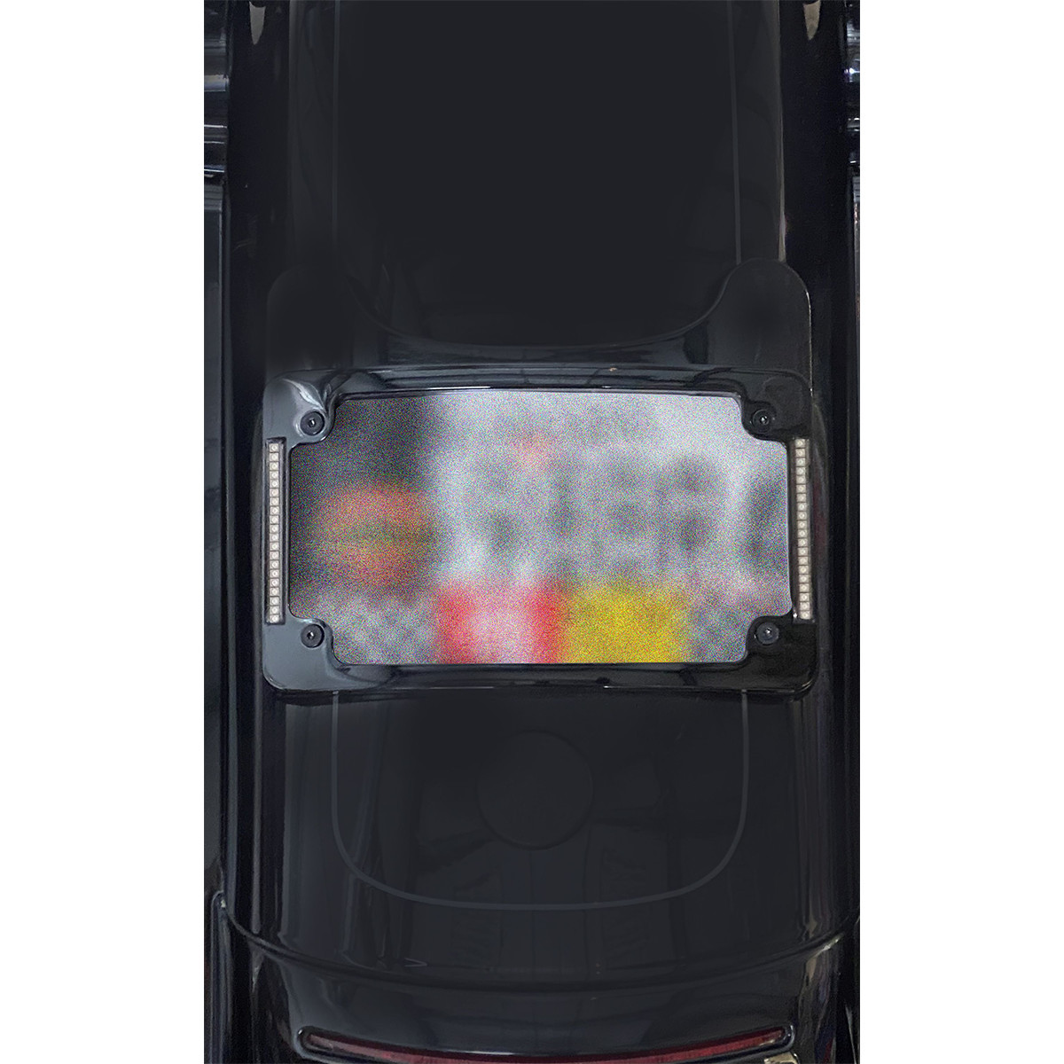 Custom Dynamics #TF06-BCM-B - Curved License Plate Frame - Black