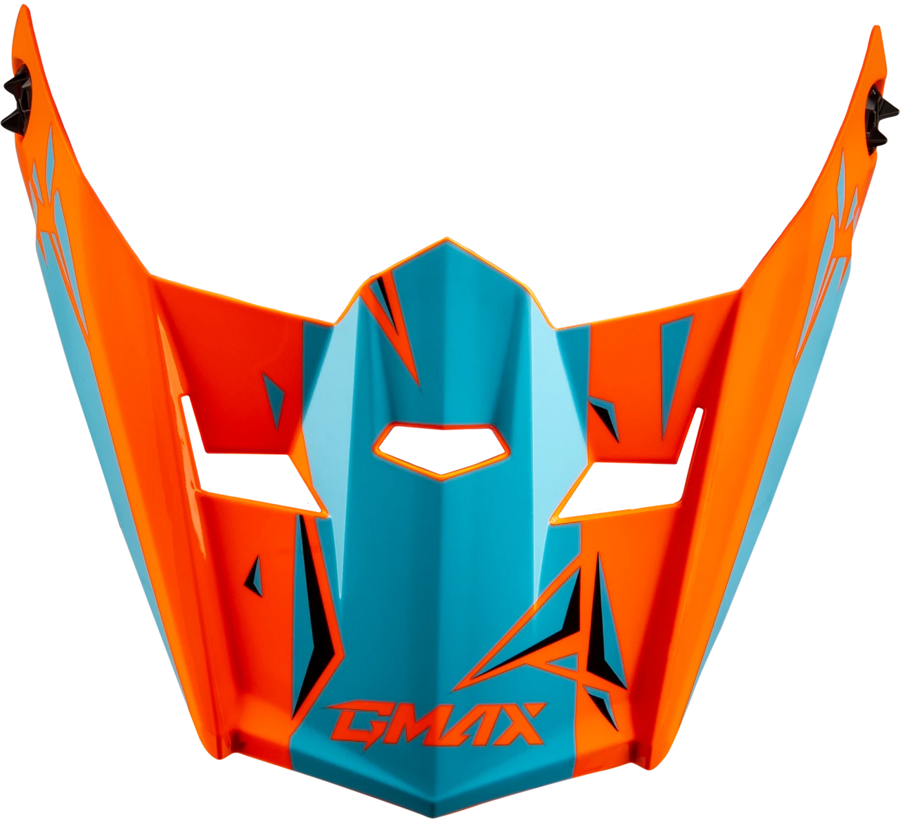 Gmax #G0465212 - Youth Mx-46y Unstable Visor HI VIS Orange/Blue Ys-yl