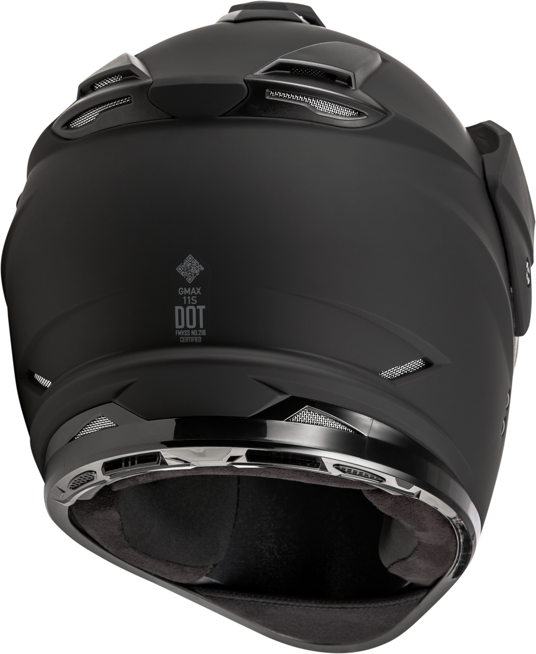 Gmax #A41100076 - Gm-11s Snow Helmet W/ Elec Shield Matte Black LG