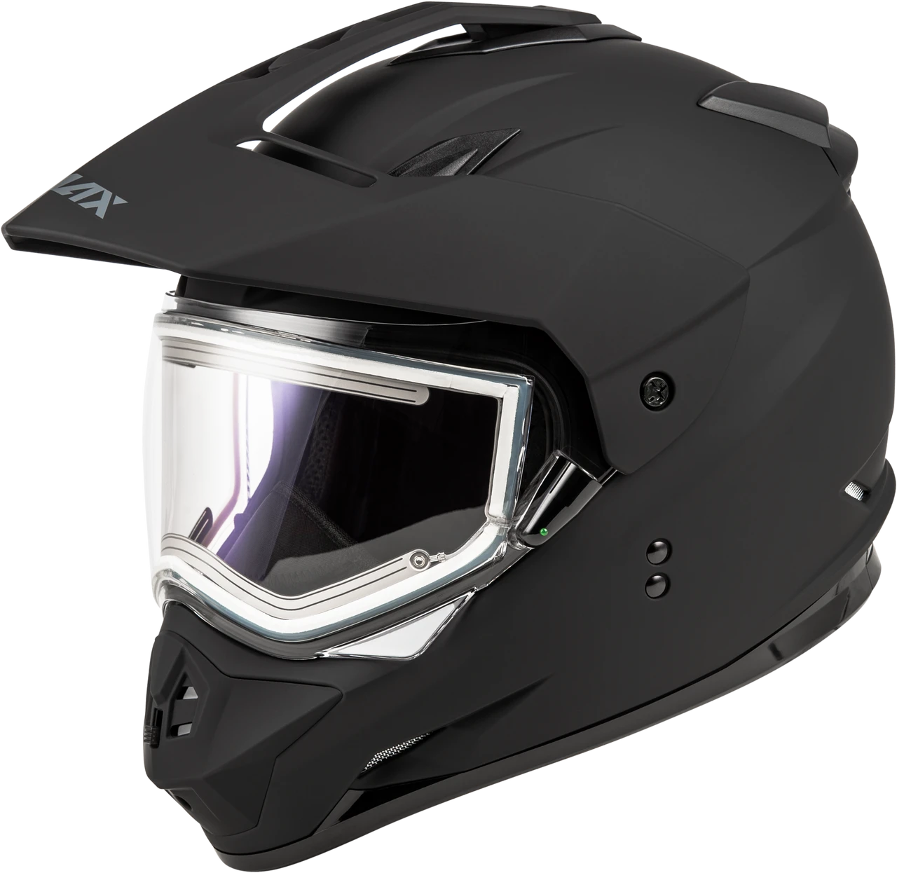 Gmax #A41100073 - Gm-11s Snow Helmet W/ Elec Shield Matte Black XS