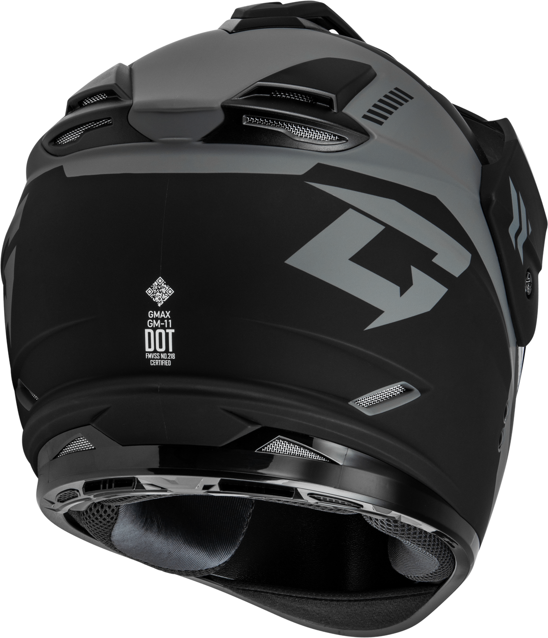 Gmax #A1115815 - Gm-11 Ronin Helmet Matte Black/Silver MD