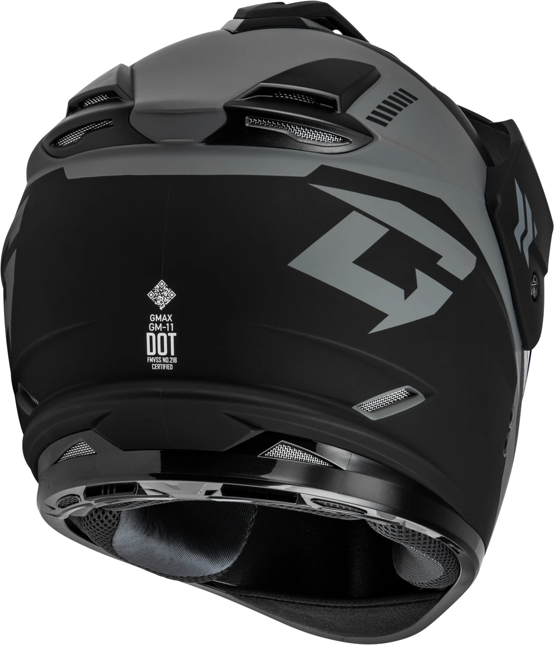 Gmax #A1115813 - Gm-11 Ronin Helmet Matte Black/Silver XS