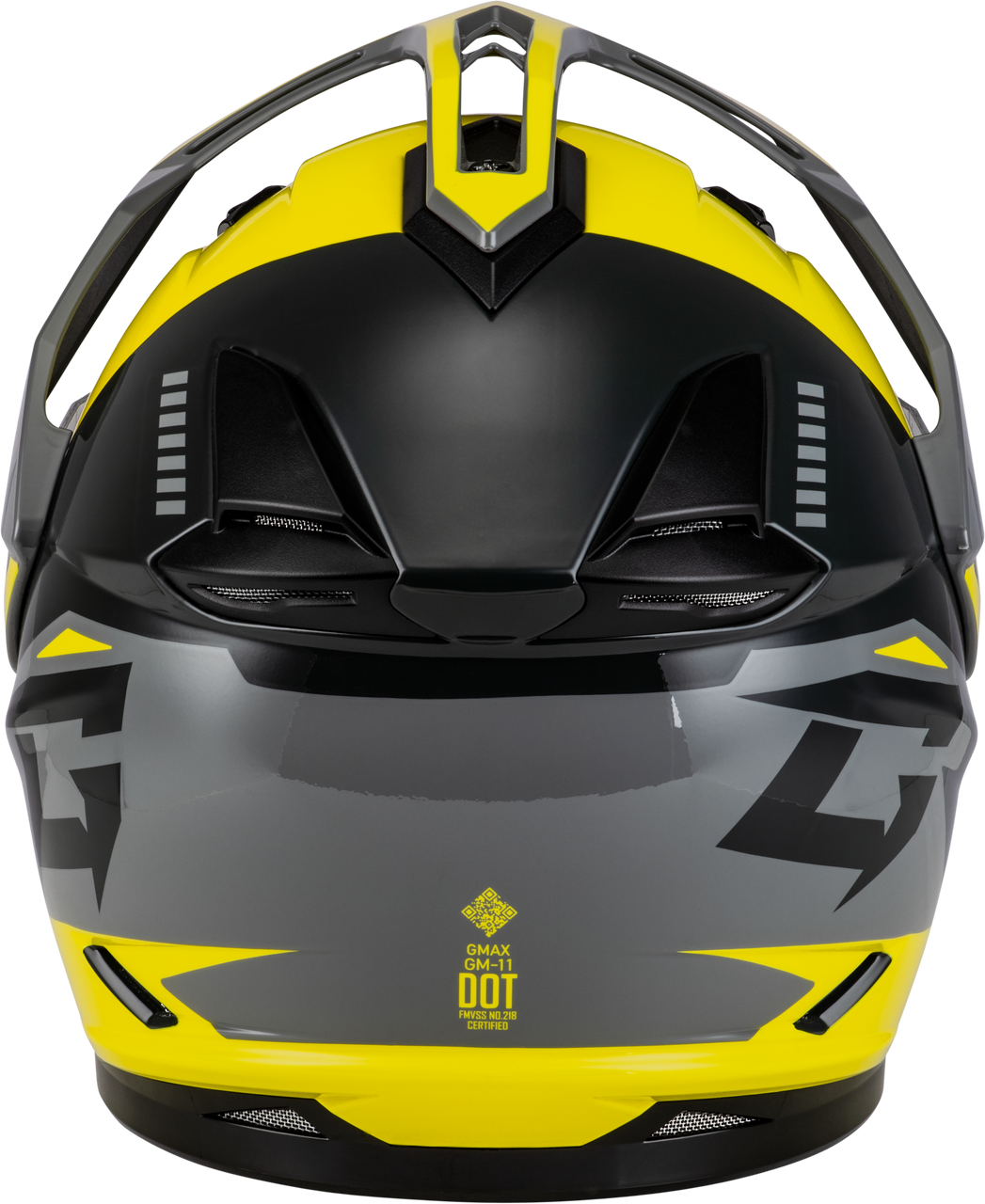 Gmax #A21151193 - Gm-11s Ronin Snow Helmet Yellow/Silver/Grey XS