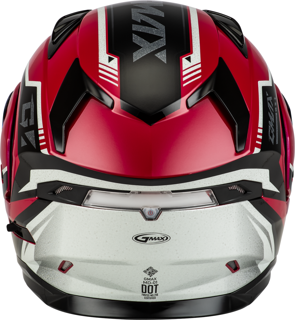 Gmax #M10138376 - Md-01 Volta Helmet RED Metallic LG