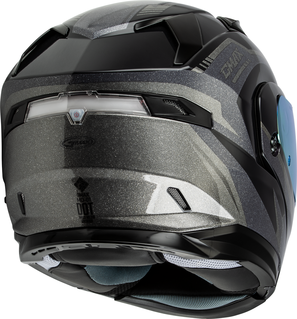 Gmax #M101381306 - Md-01 Volta Helmet Grey/Silver Metallic LG