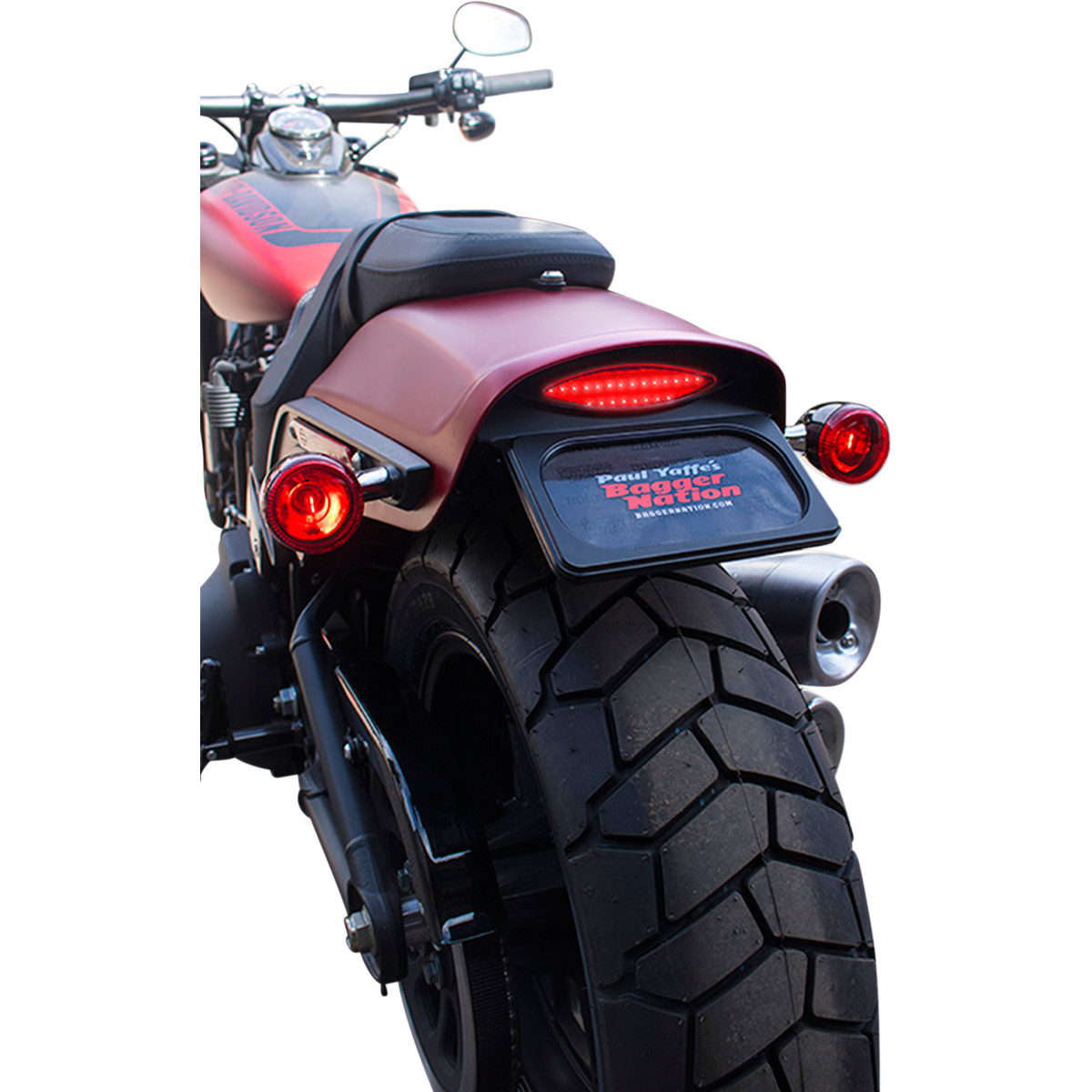 Paul Yaffe Bagger Nation #PYO:LPF-M8FB-SB - License Plate Relocation Kit