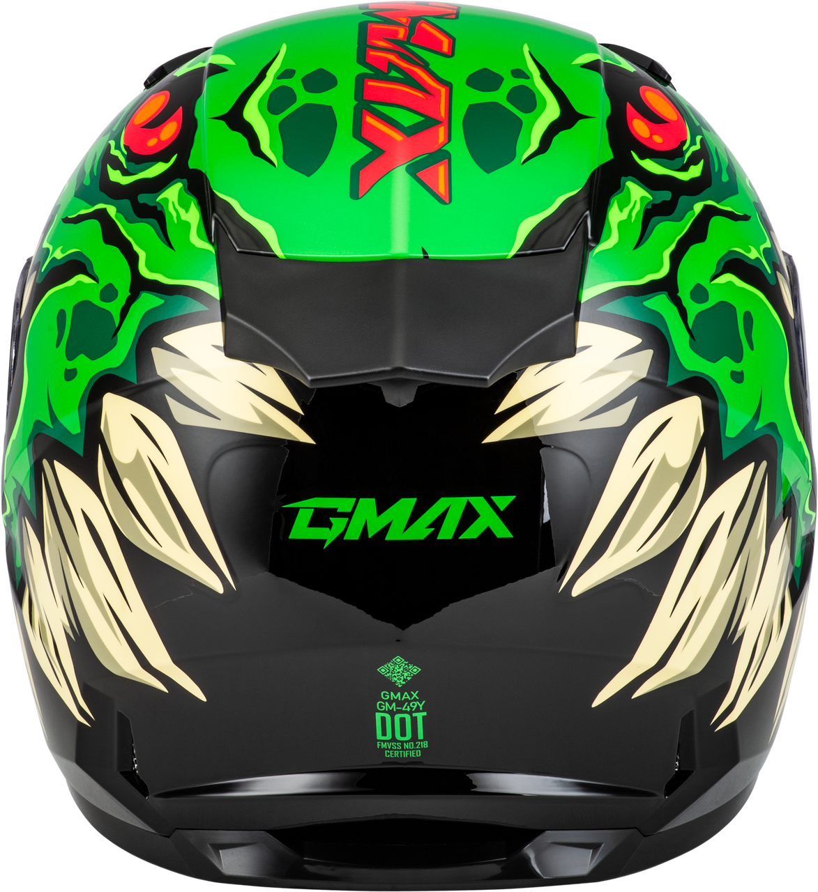 Gmax #F2499052 - Youth Gm-49y Drax Snow Helmet Green YL
