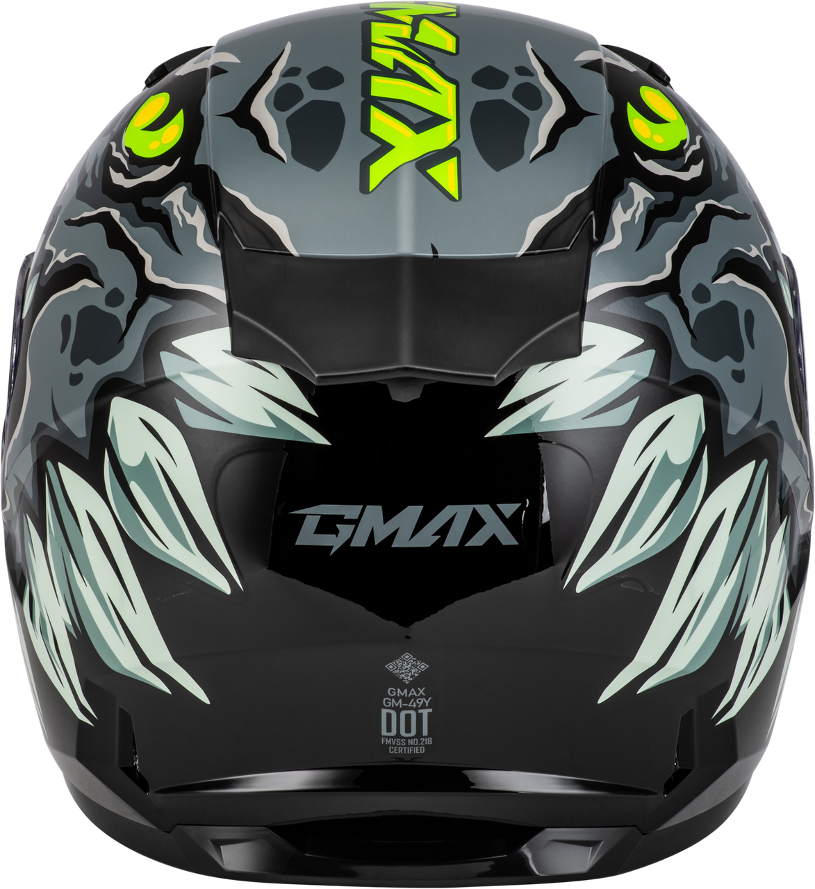 Gmax #F2499242 - Youth Gm-49y Drax Snow Helmet Grey YL