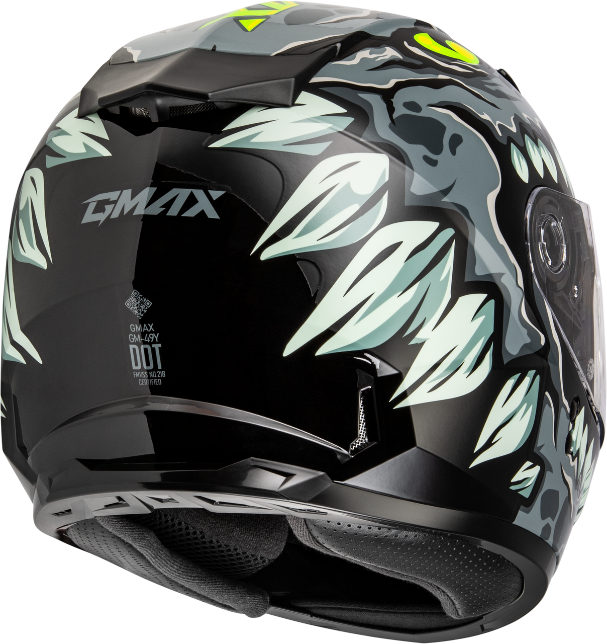 Gmax #F2499240 - Youth Gm-49y Drax Snow Helmet Grey YS
