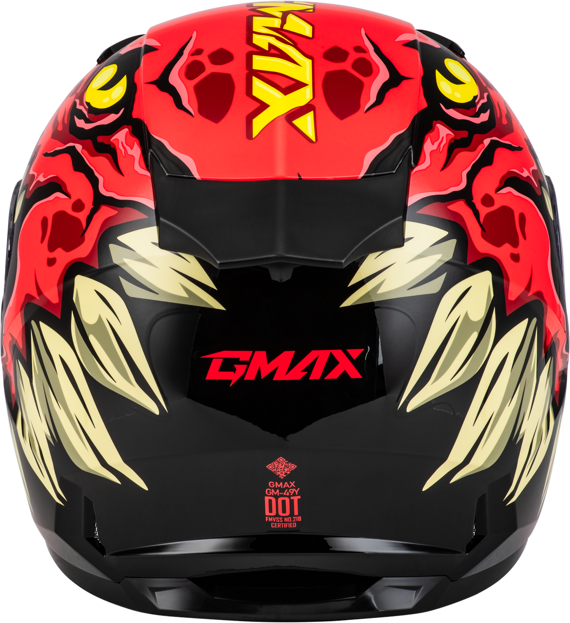 Gmax #F2499370 - Youth Gm-49y Drax Snow Helmet RED YS