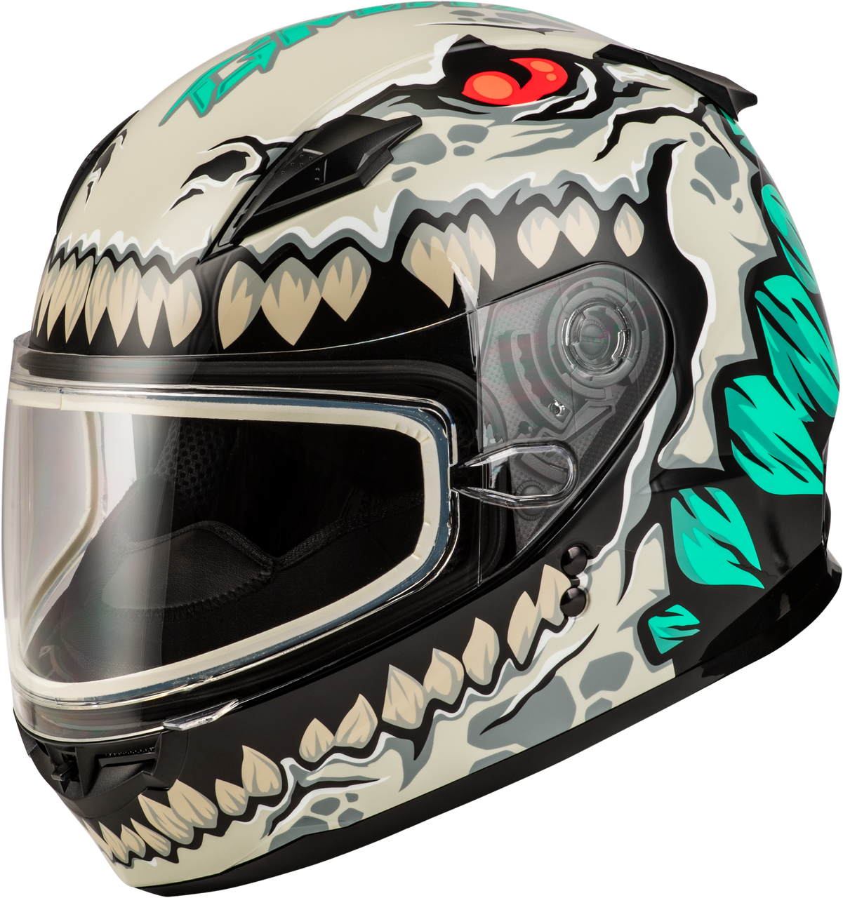 Gmax #F2499120 - Youth Gm-49y Drax Snow Helmet Silver YS