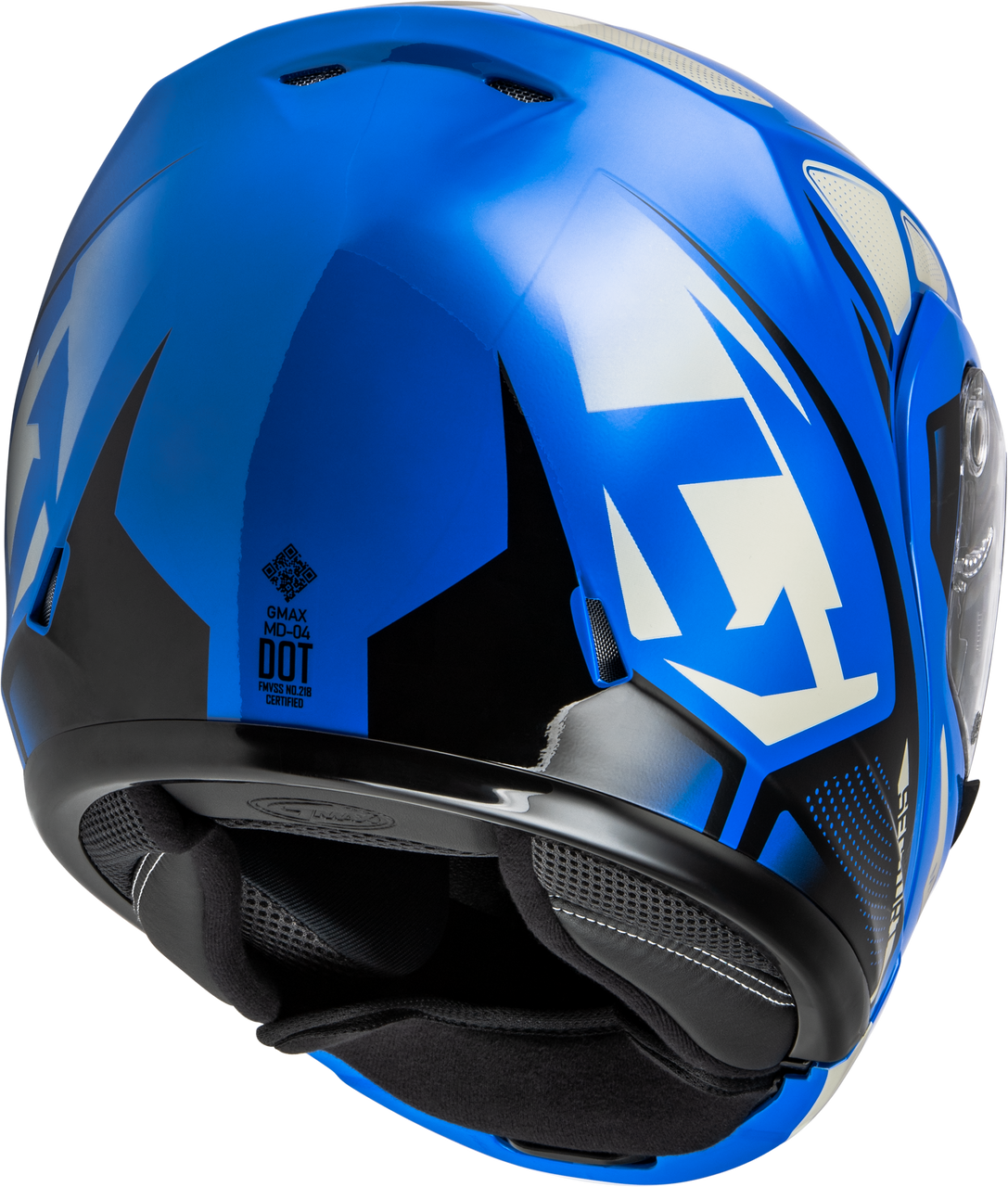 Gmax #M1043977 - Md-04 Sector Helmet Blue/Black XL