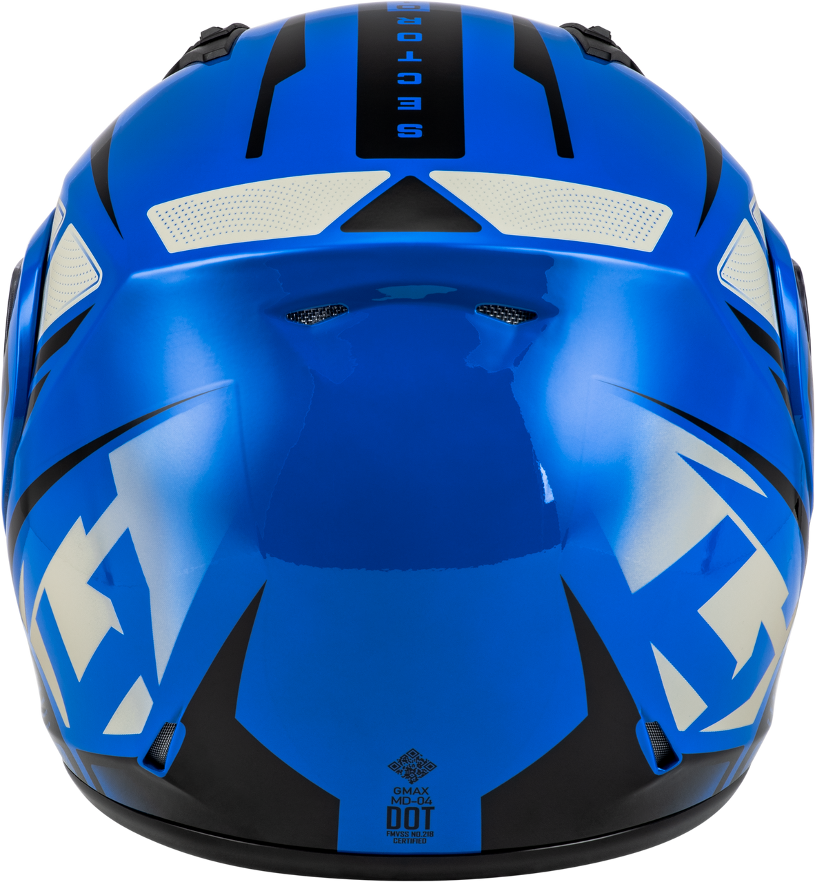 Gmax #M1043973 - Md-04 Sector Helmet Blue/Black XS