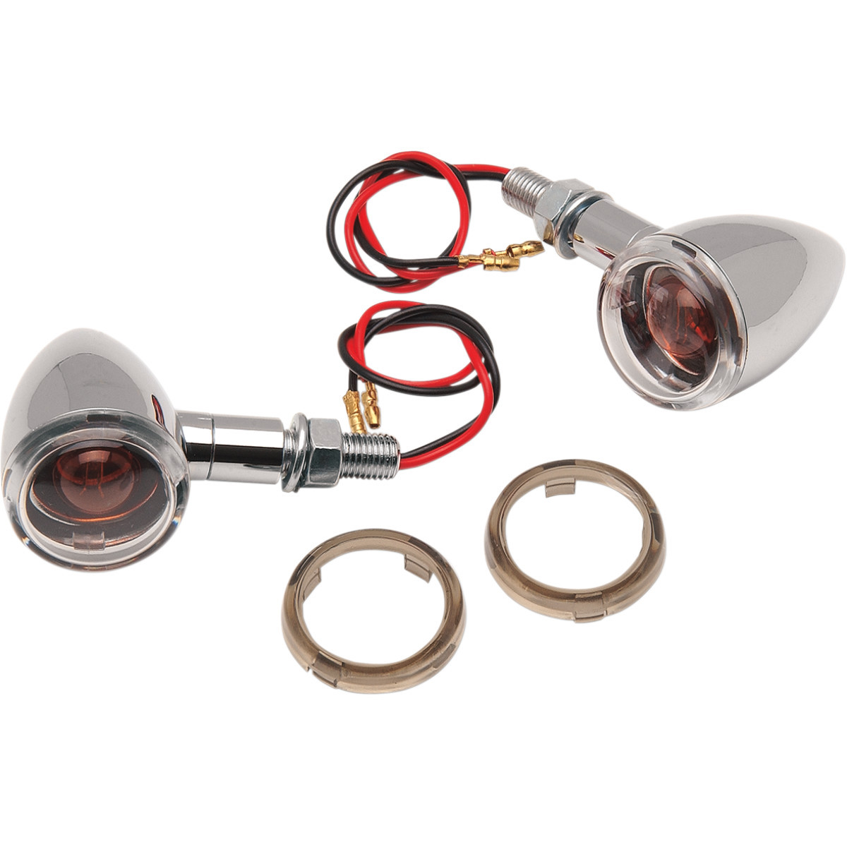 Drag Specialties - Mini-Duece Marker Light Kit - Clear/Smoke