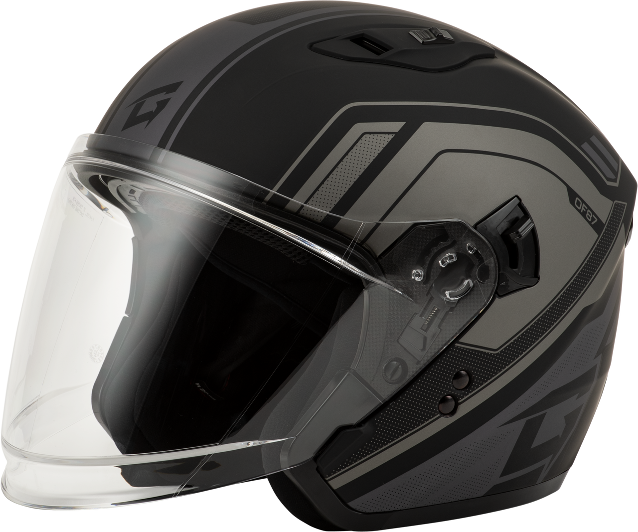 Gmax #O1287507 - Of-87 Duke Helmet Matte Black/Grey XL