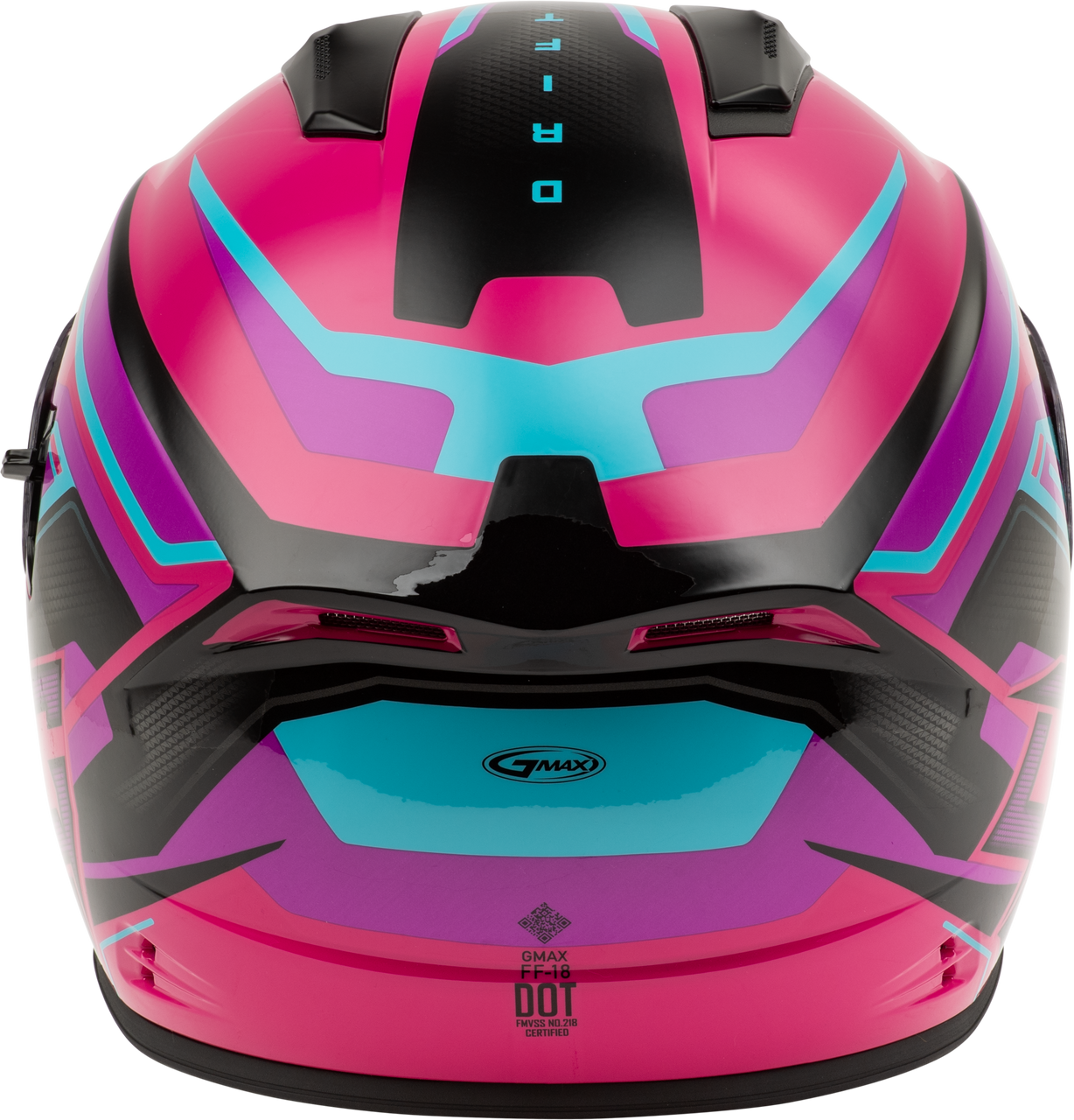 Gmax #F11811393 - Ff-18 Drift Helmet Pink/Blue/Black XS