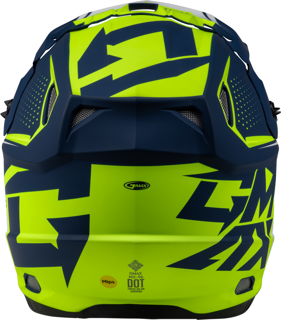 Gmax #D3962185 - Mx-96 502 Helmet Matte Blue/Green MD