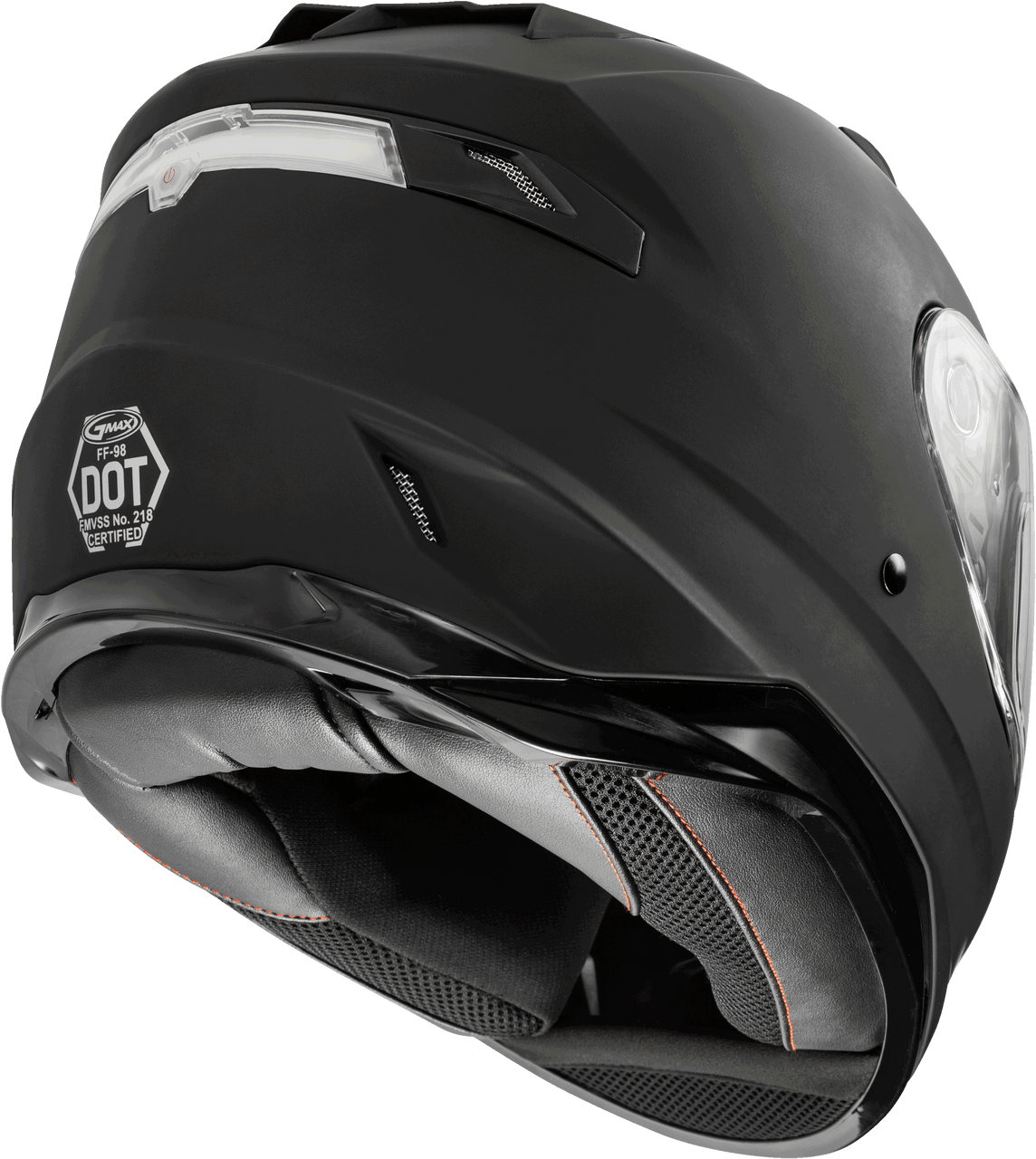 Gmax #F1980073 - Ff-98 Full-face Helmet Matte Black XS
