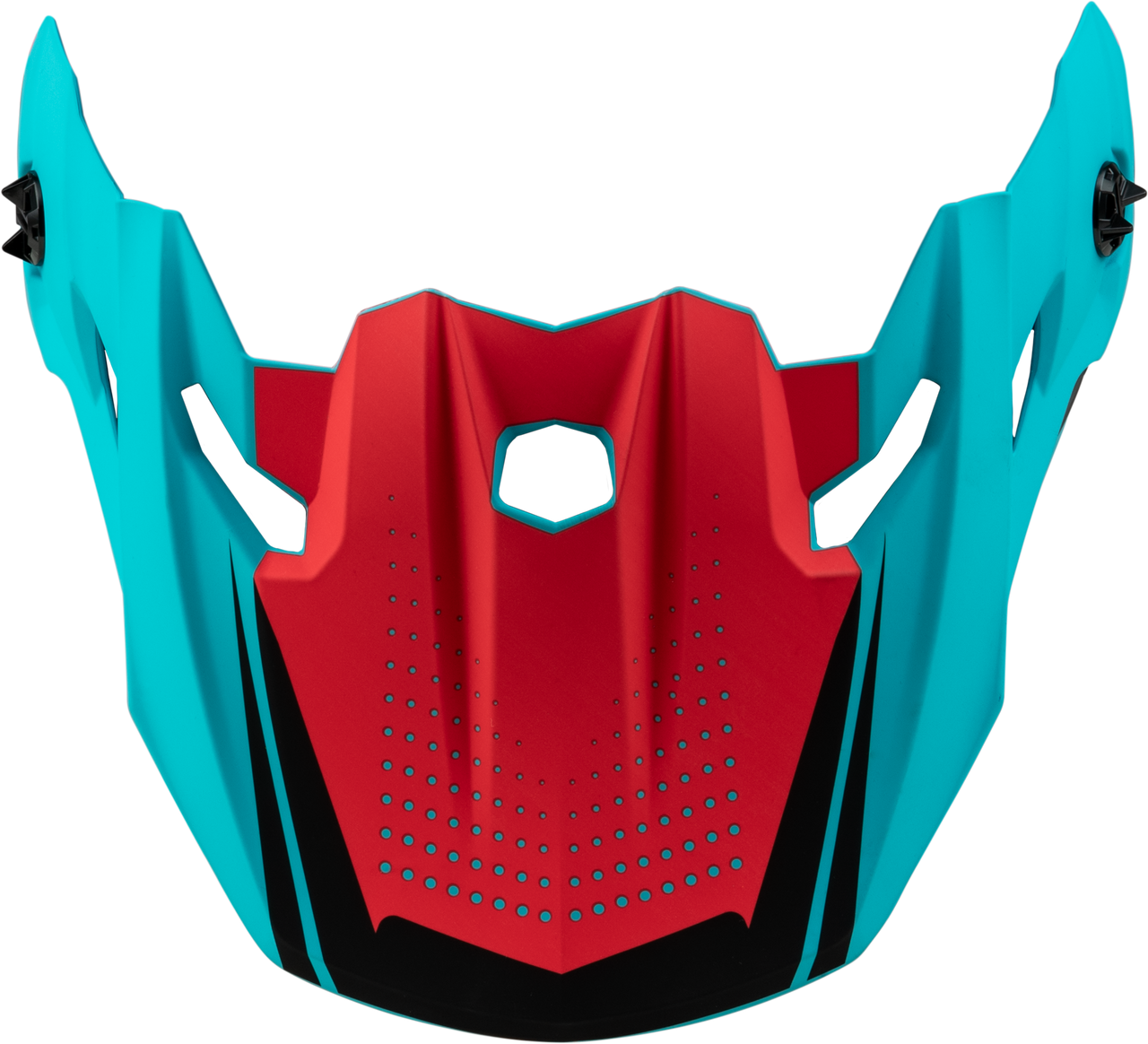 Gmax #G096004 - Mx-96 502 Visor W/Screws Matte Blue/RED