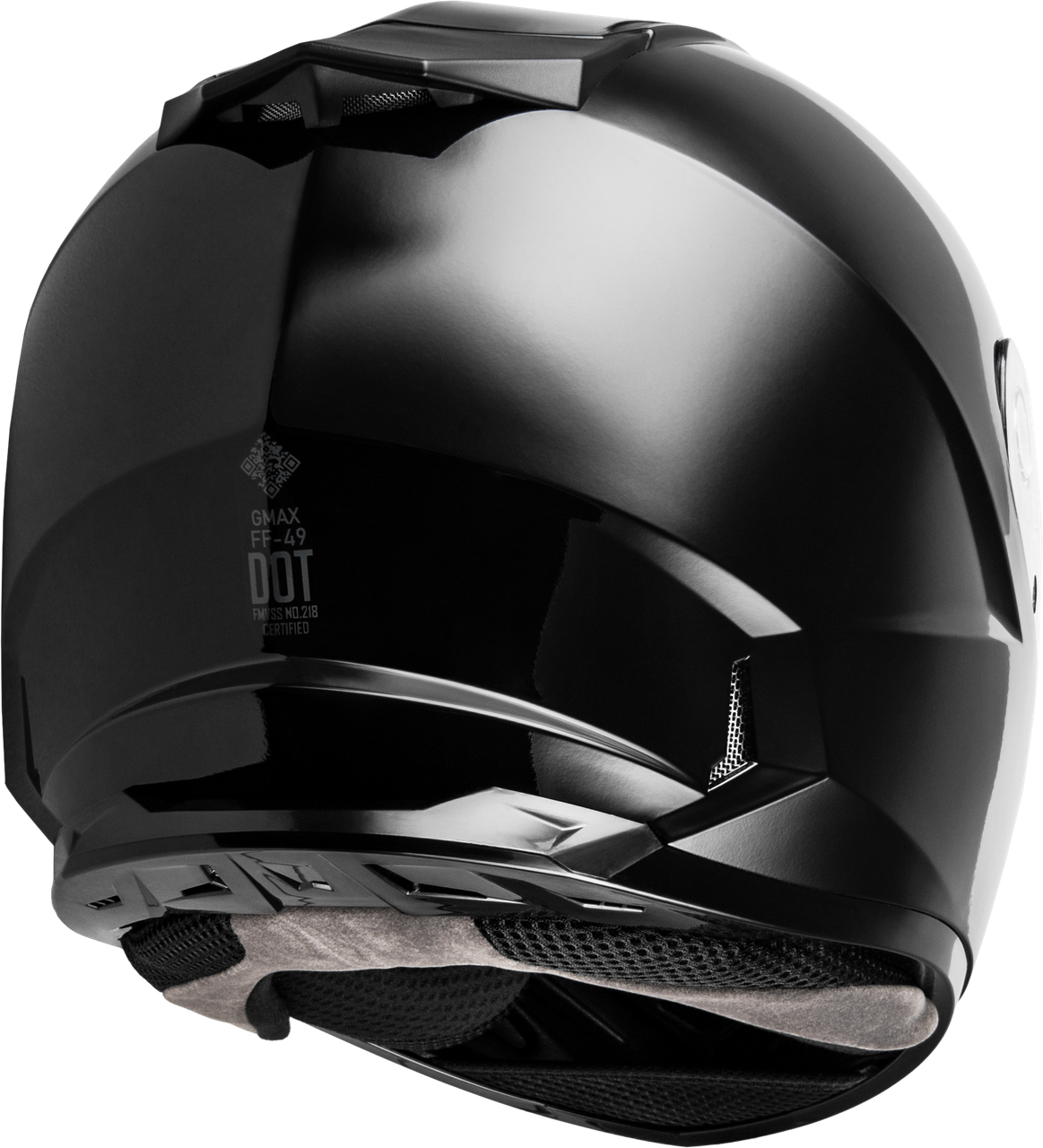 Gmax #G7490025 - Ff-49 Solid Helmets Black MD