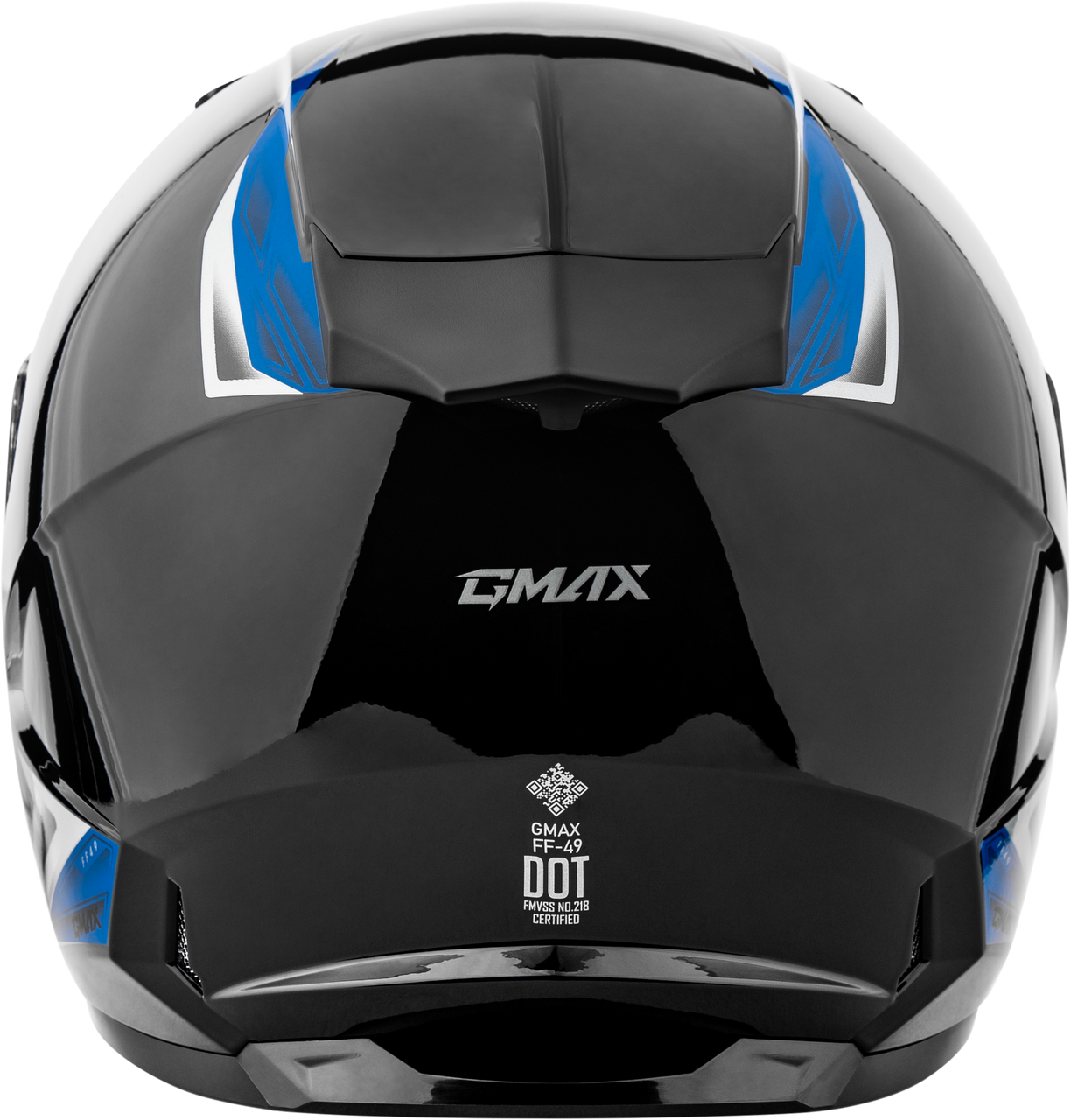 Gmax #F1498138 - Ff-49 Syth Helmet Black/Blue 2X