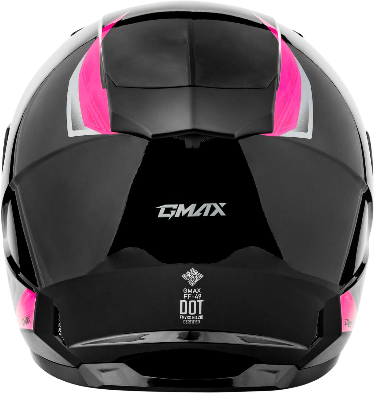 Gmax #F1498405 - Ff-49 Syth Helmet Black/Pink MD