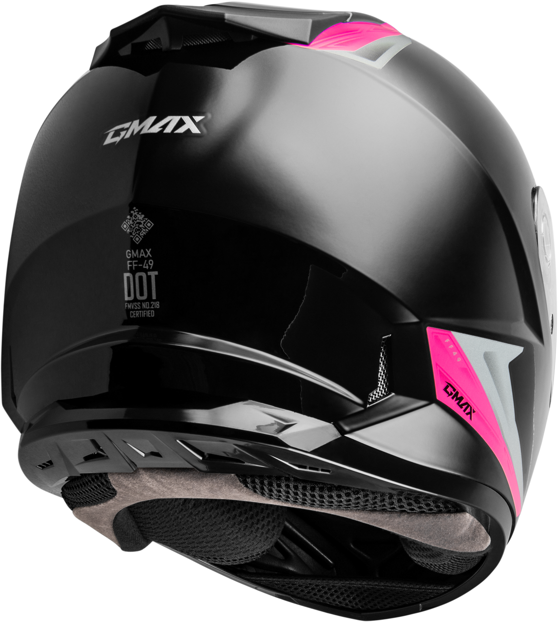 Gmax #F1498403 - Ff-49 Syth Helmet Black/Pink XS