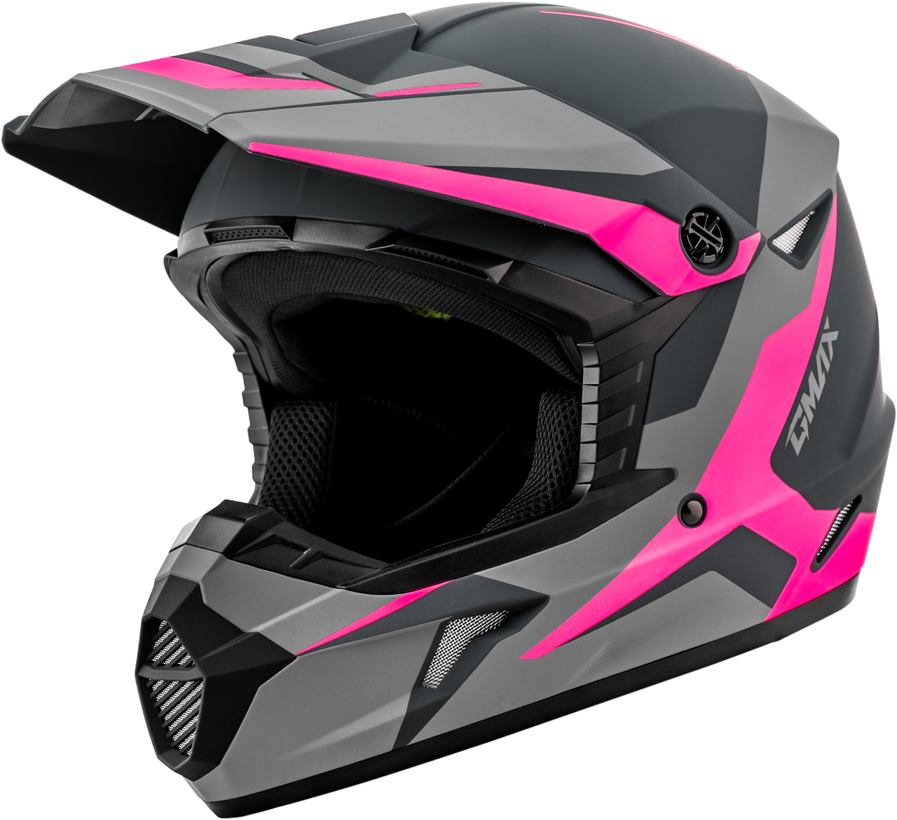 Gmax #D3465343 - Mx-46 Cyclus Hemet Matte Grey/Pink XS