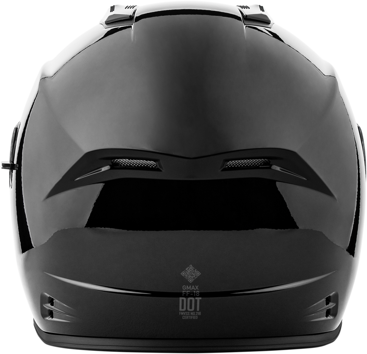 Gmax #F1180026 - Ff-18 Solid Helmets Black LG