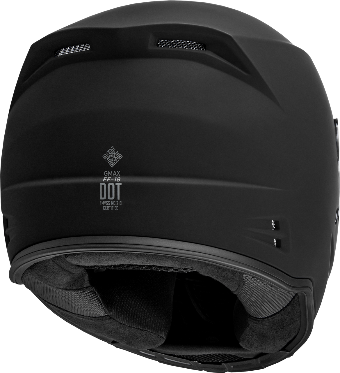 Gmax #F1180073 - Ff-18 Solid Helmets Matte Black XS