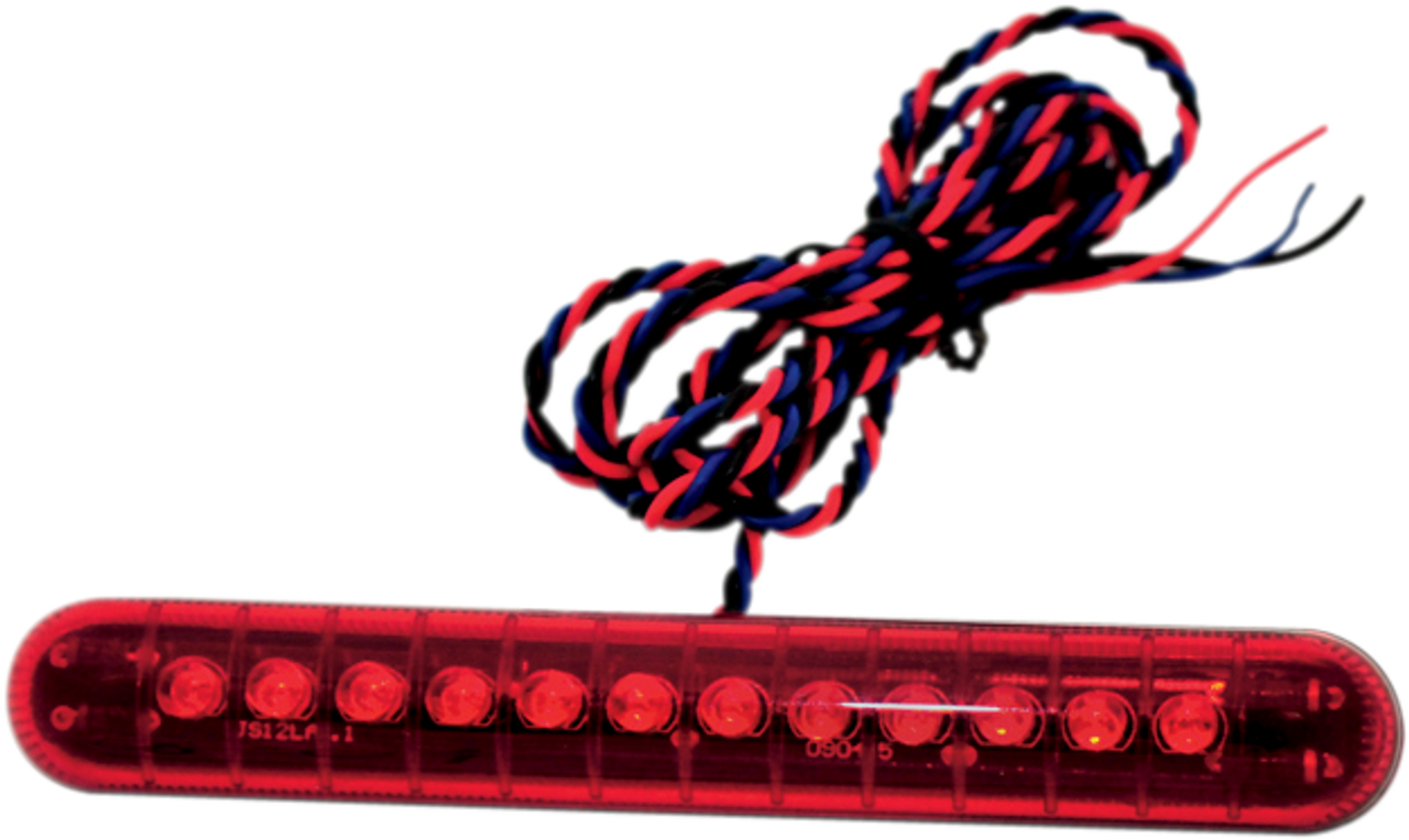 Dual Intensity LED Light Bar - Non-Sequential with Flashing Brake - Red