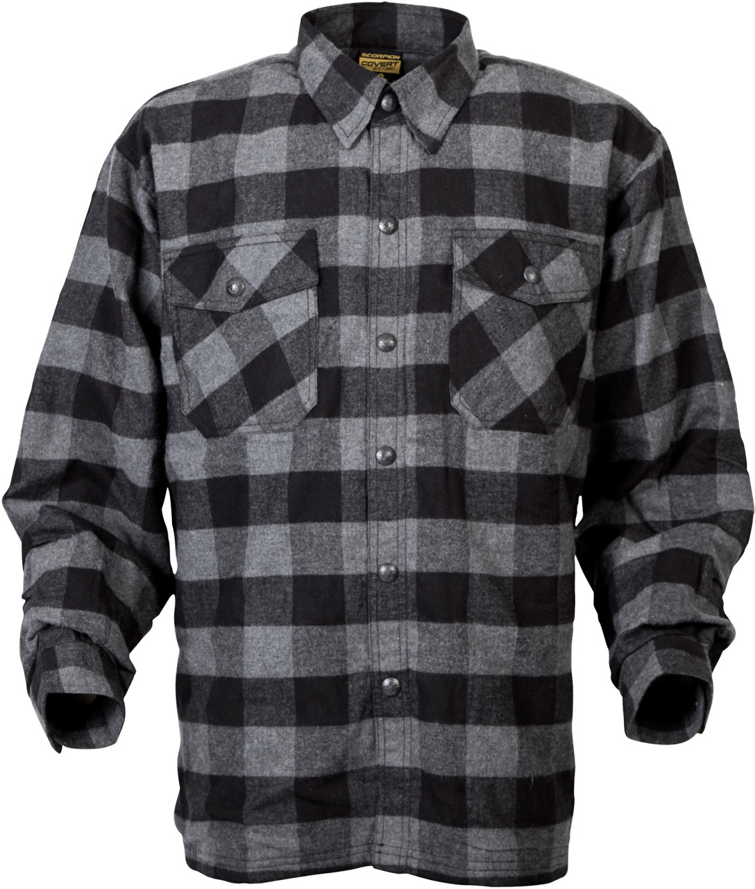Scorpion EXO #13403-3 - Covert Moto Flannel Black/Grey SM