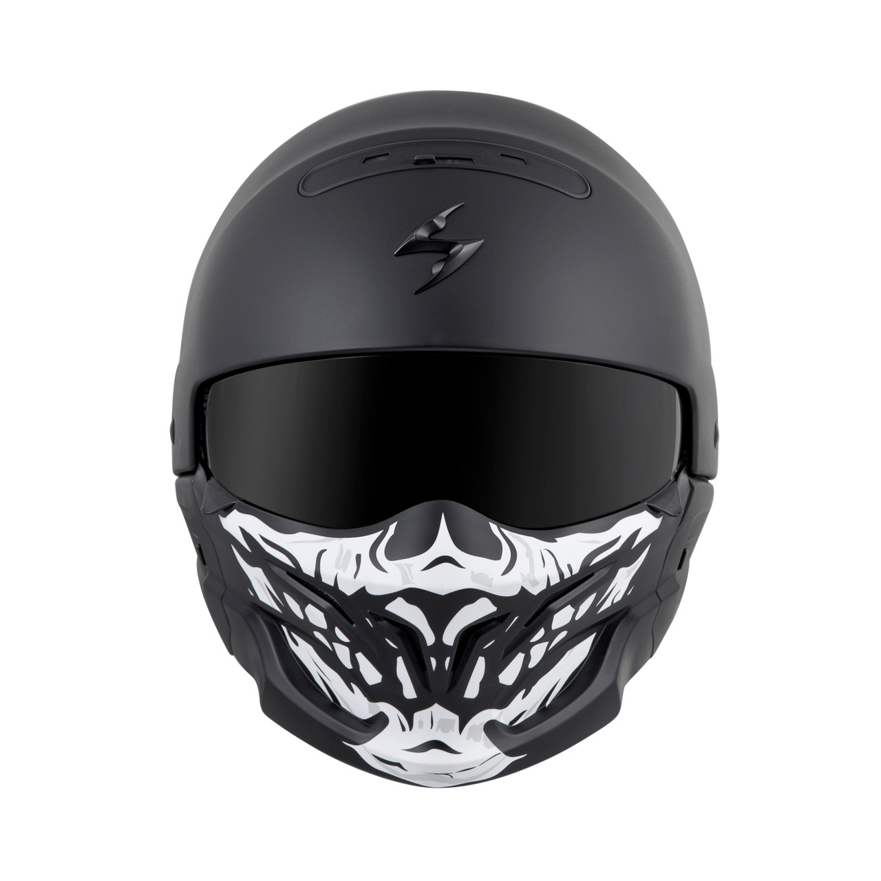 Scorpion EXO #52-546-18 - Covert Face Mask Skull Black/White