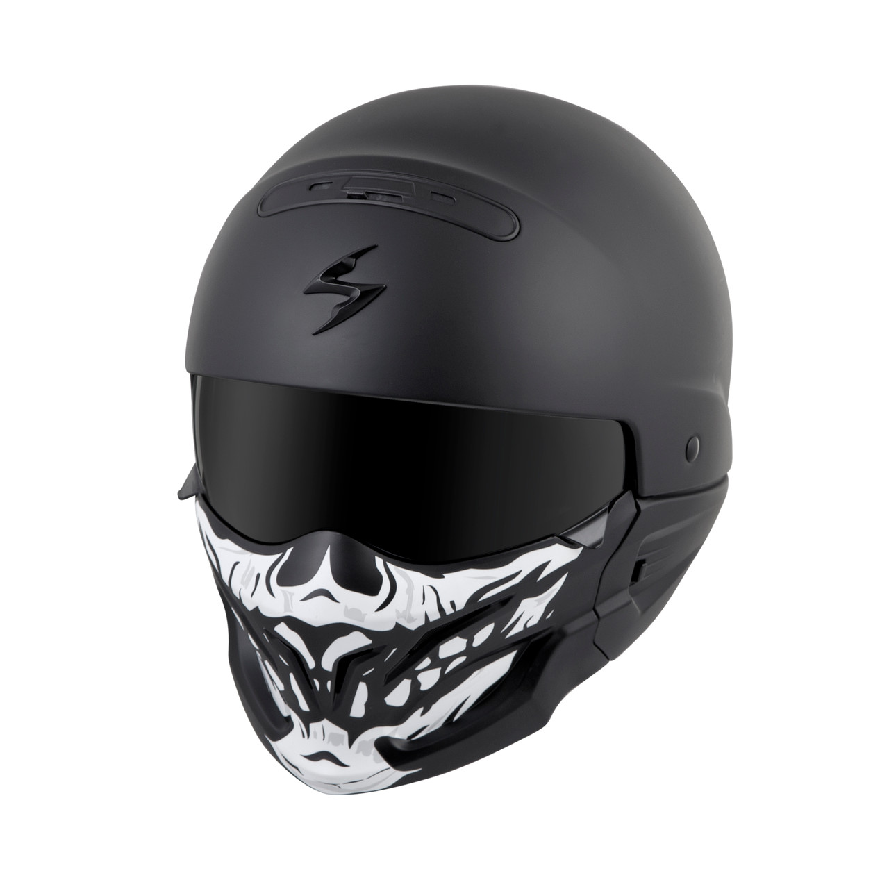 Scorpion EXO #52-546-18 - Covert Face Mask Skull Black/White